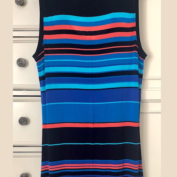 DRESS BARN Sleeveless Striped Maxi Dress - Picture 7 of 16